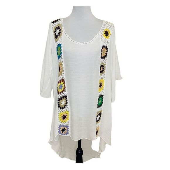 SHEIN Crochet Beach Coverup size Large - Picture 1 of 10